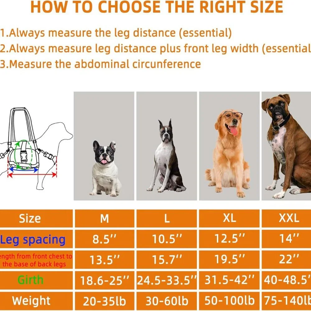 Dog Lift Harness for Large Dogs